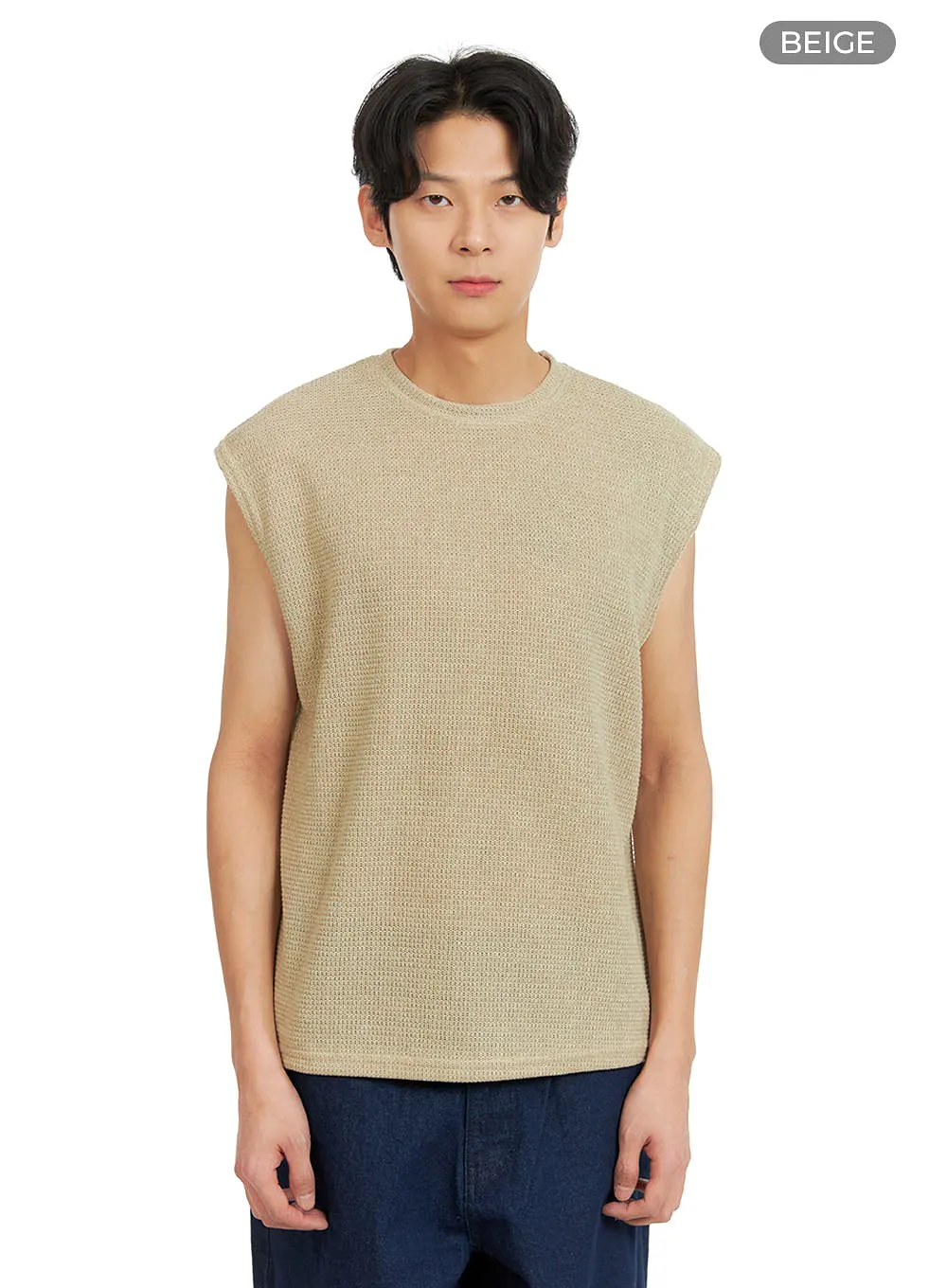 Men's Knit Vest IA402