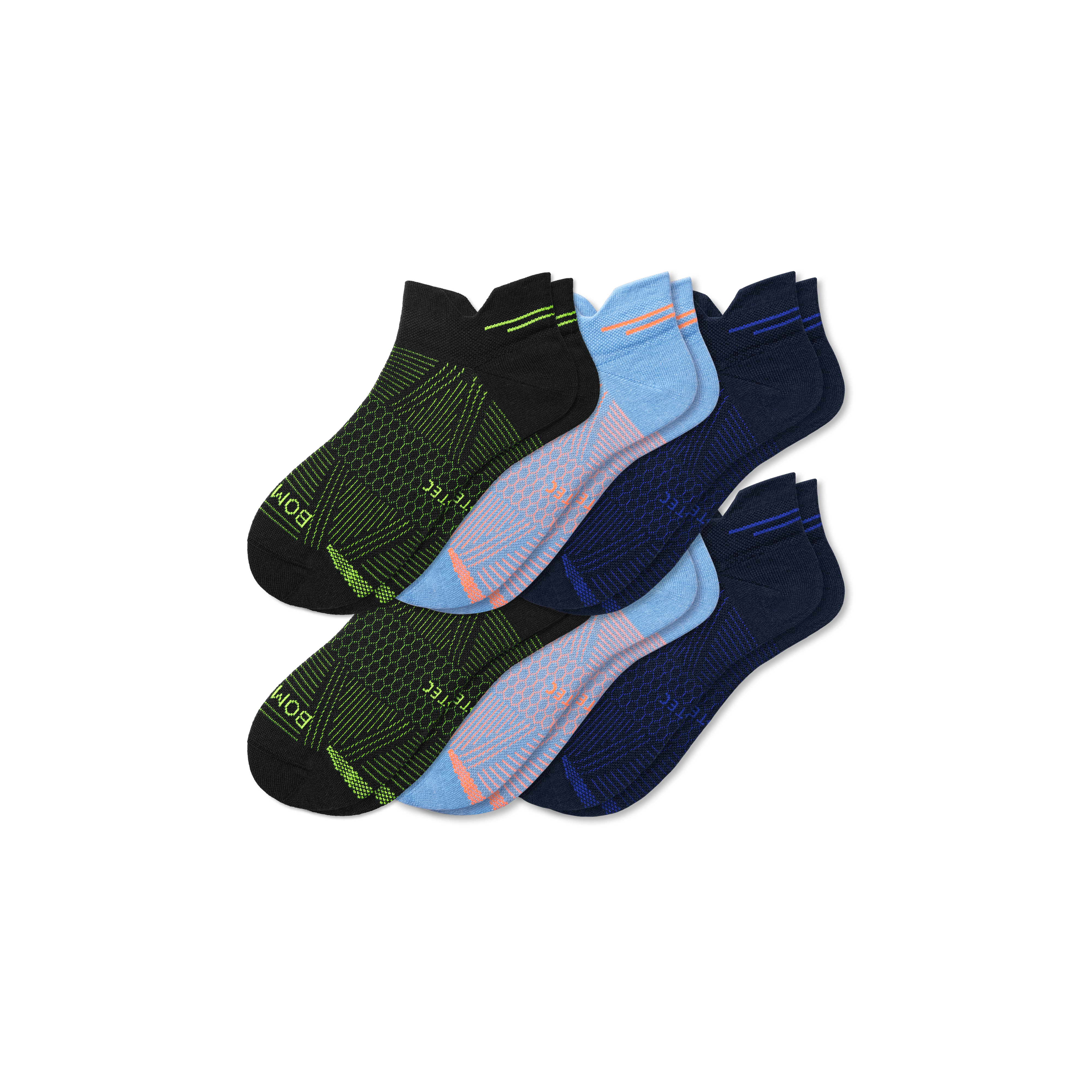 Men's Lightweight Athletic Ankle Sock 6-Pack