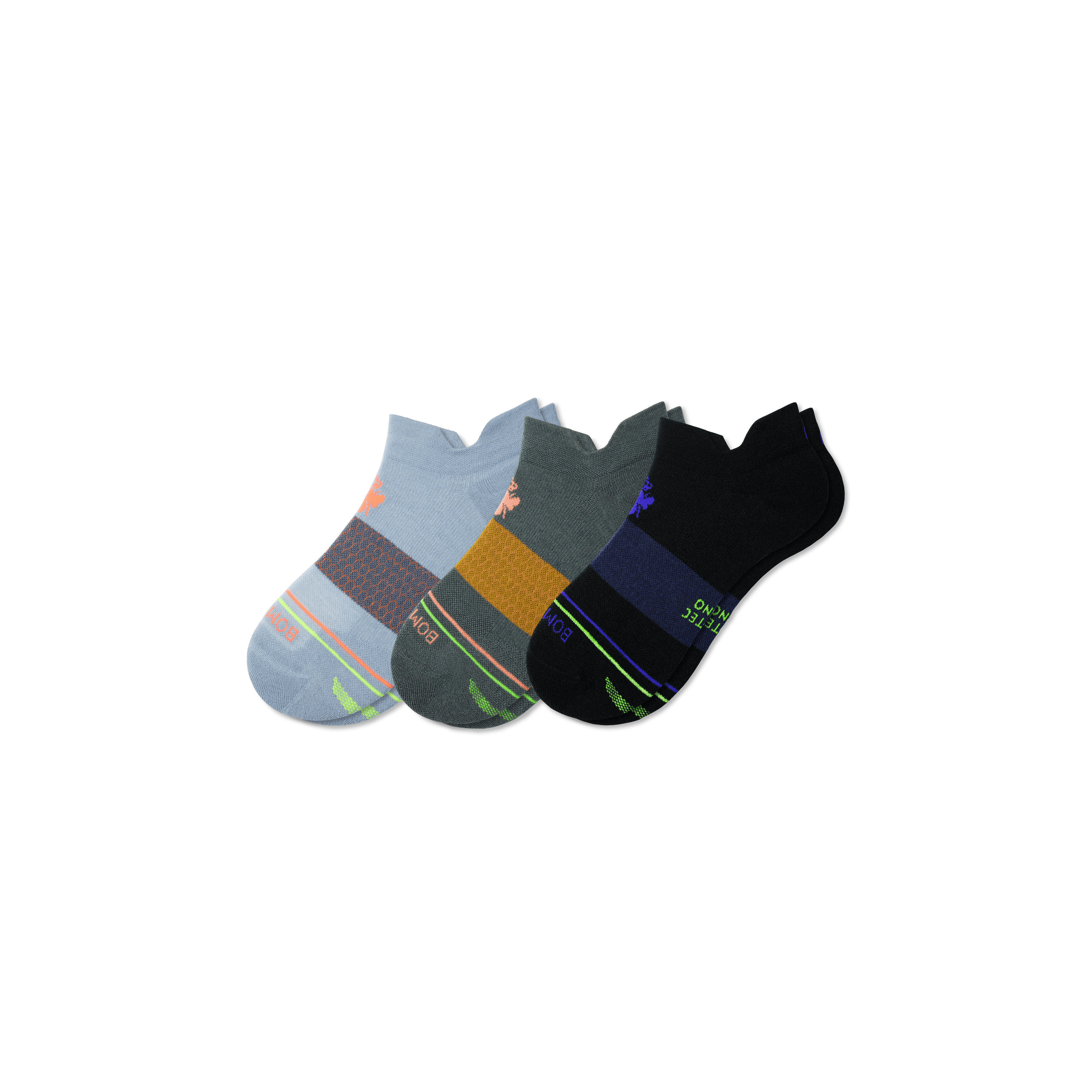 Men's Merino Wool Blend Athletic Ankle Sock 3-Pack