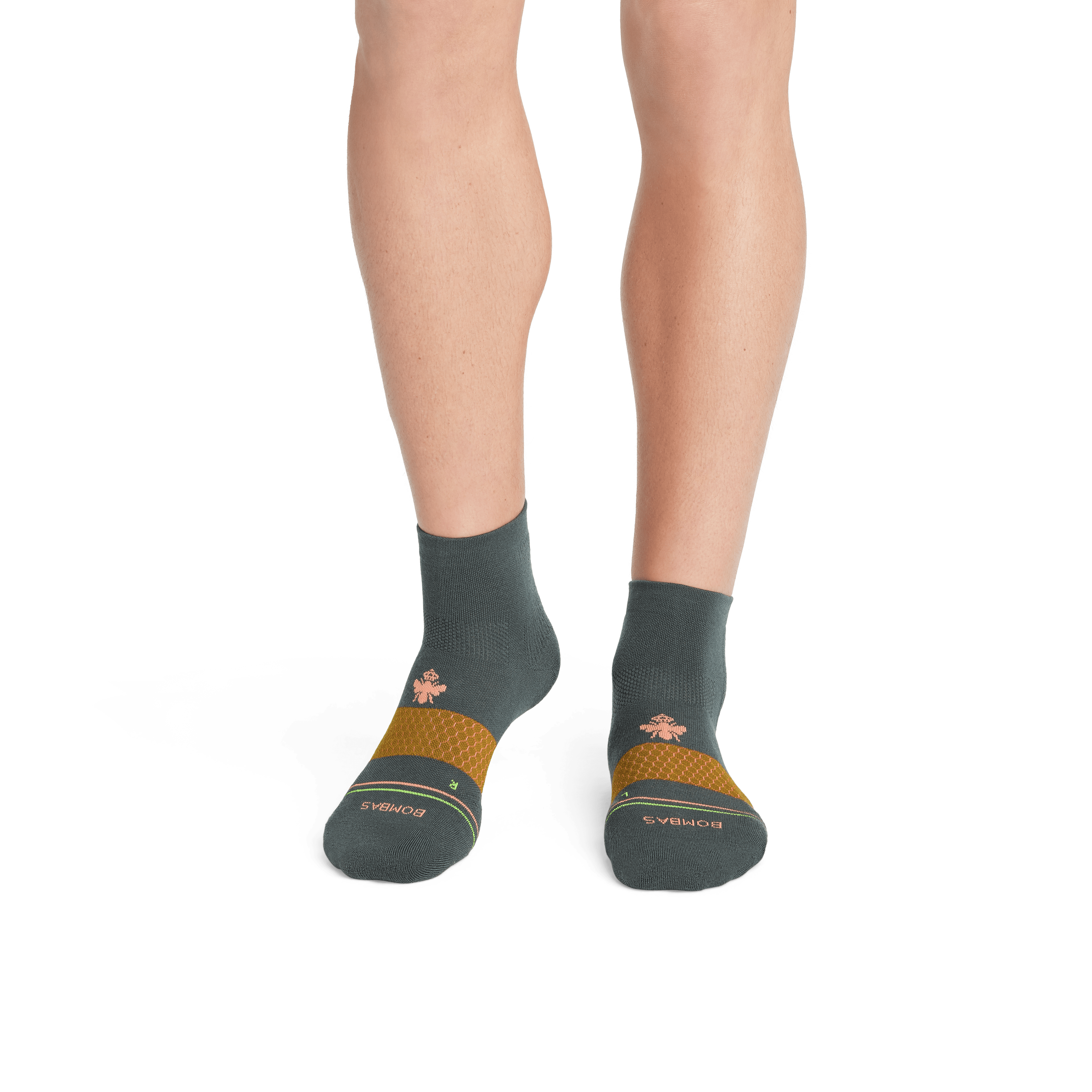 Men's Merino Wool Blend Athletic Quarter Sock 3-Pack