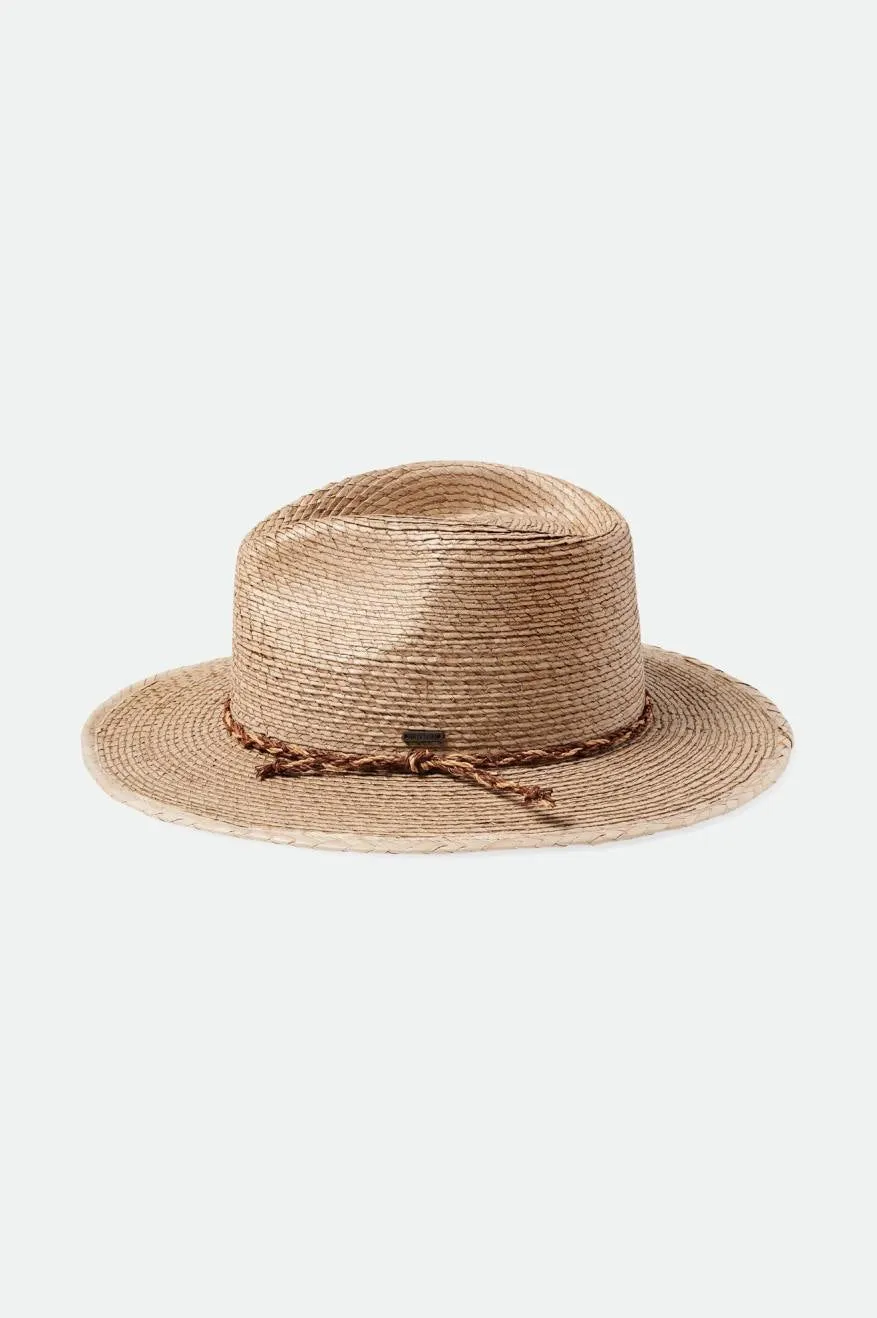 Messer Western Straw Fedora - Sand