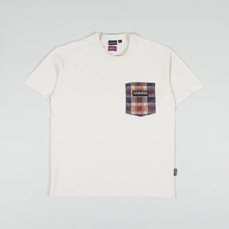 Napapijri x Liberty Candolle T Shirt Whitecap Grey