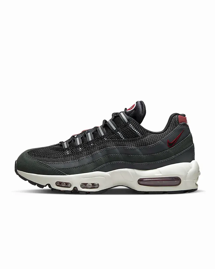 Nike Men's Air Max 95 Shoes - Anthracite / Team Red / Summit White / Black