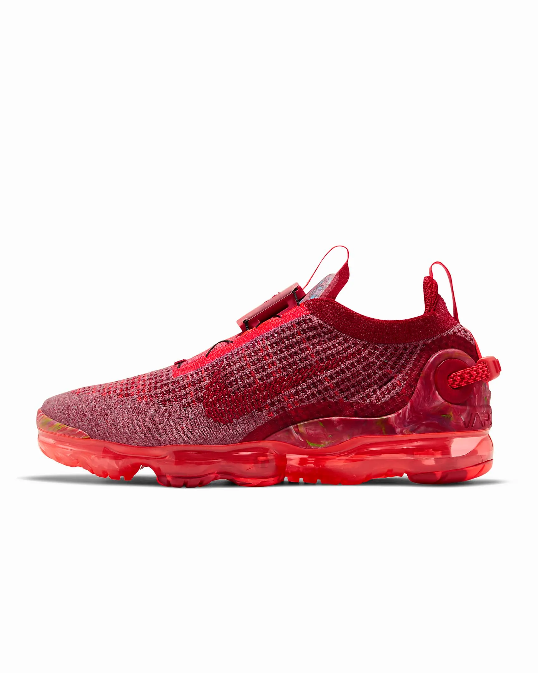 Nike Men's Air Vapor Max 2020 FlyKnit Shoes - Team Red / Flash Crimson / Gym Red