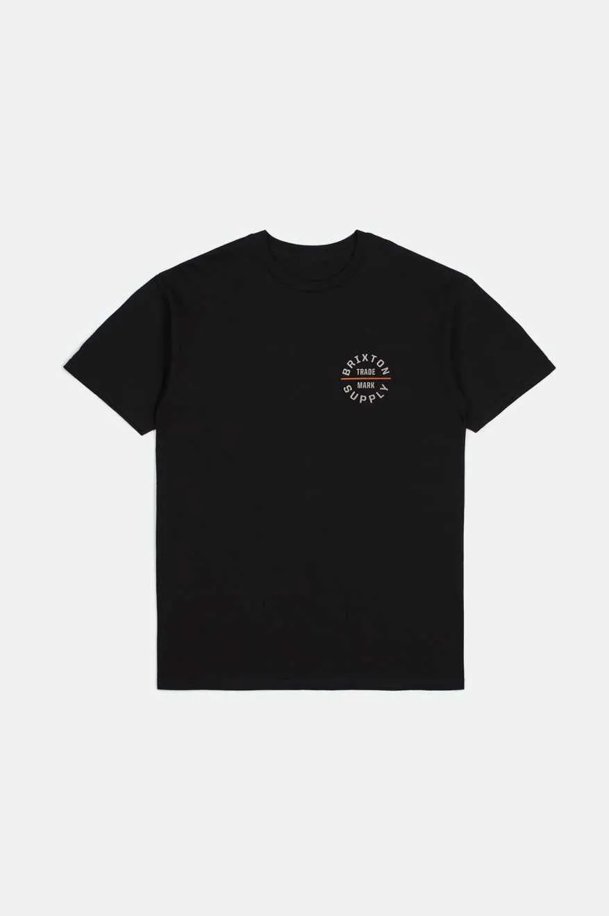 Oath V S/S Standard T-Shirt - Black/Whitecap/Persimmon Ornage