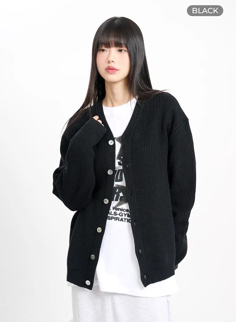 Oversized Knit Cardigan CM415