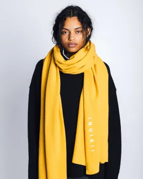  Oversized Wool Scarf Yellow 