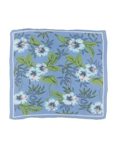 Patrizia Pepe Women Square scarf Pastel blue -- --