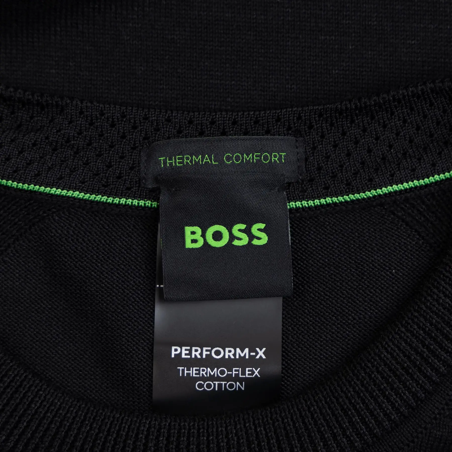 Perform-X Crew Neck Knit Black - SS24