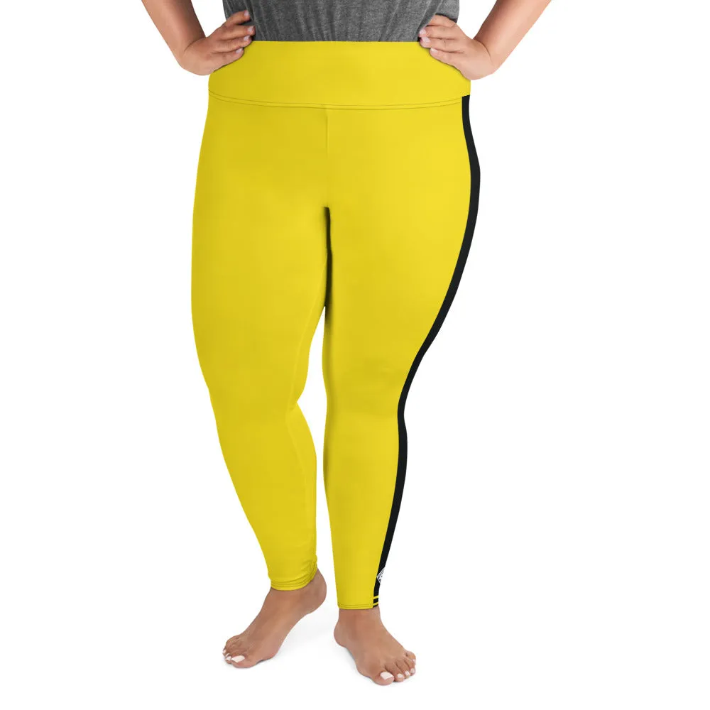 Plus Size Women's Game of Death and Kill Bill Inspired Yoga Pants: Perfect for Jiu Jitsu, Workouts, and More