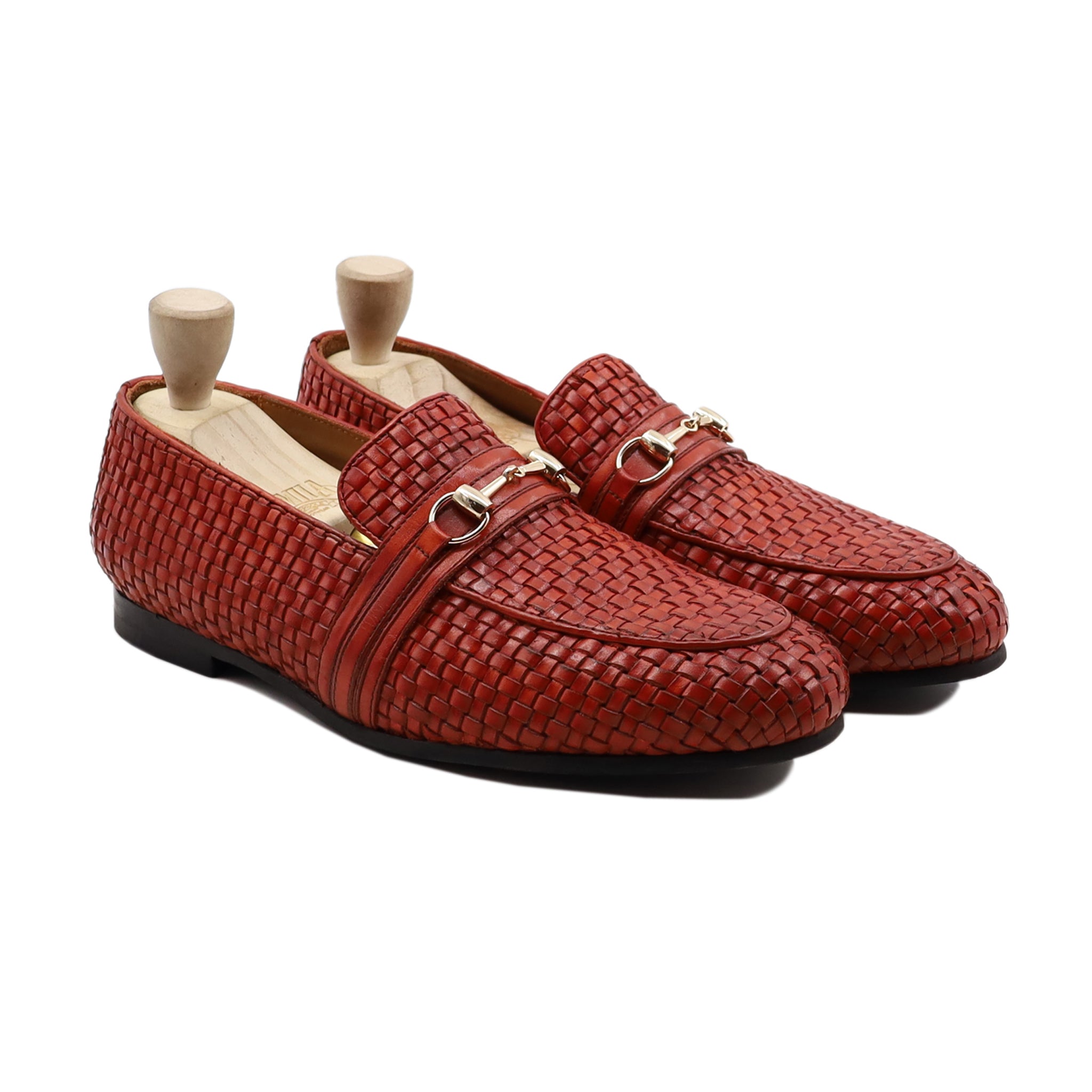 Predator - Men's Oxblood Hand Woven Leather Loafer