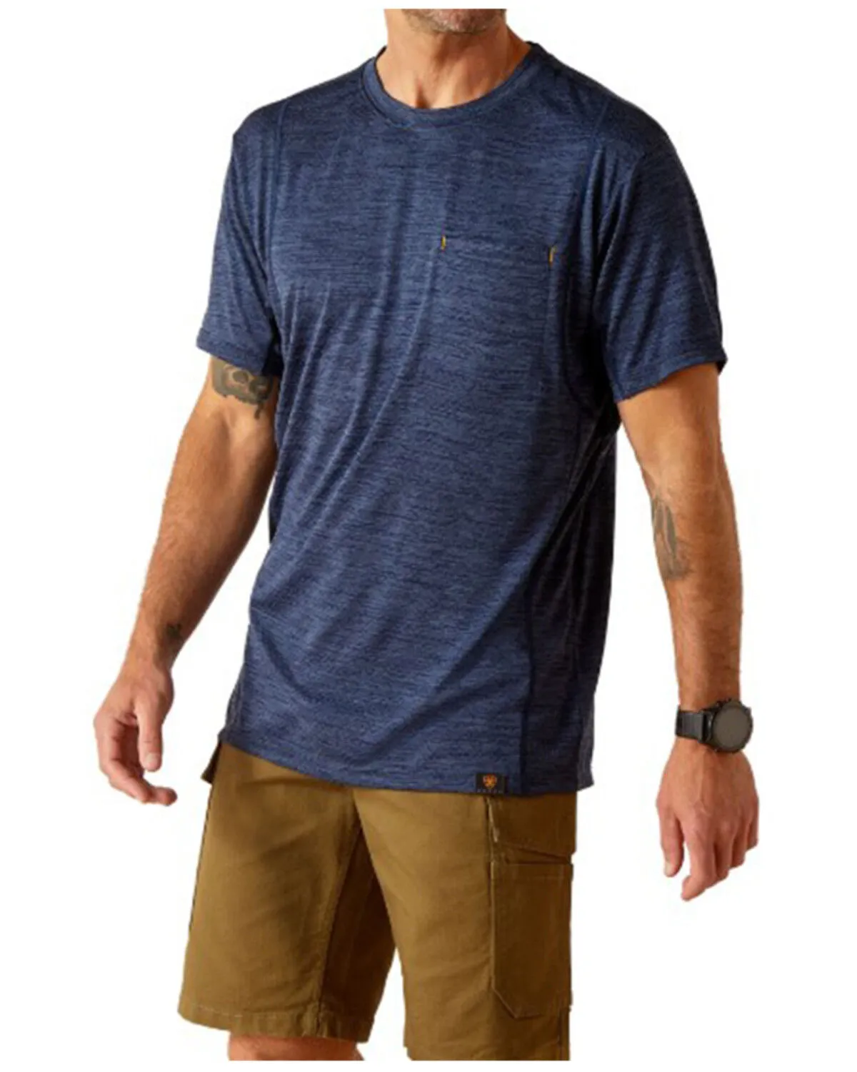 Product Name:  Ariat Men's Rebar Evolution Athletic Fit Short Sleeve T-Shirt