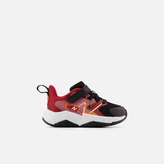 Rave Run v2 Kid's Athletic Trainer - Black/True Red/Blaze Orange