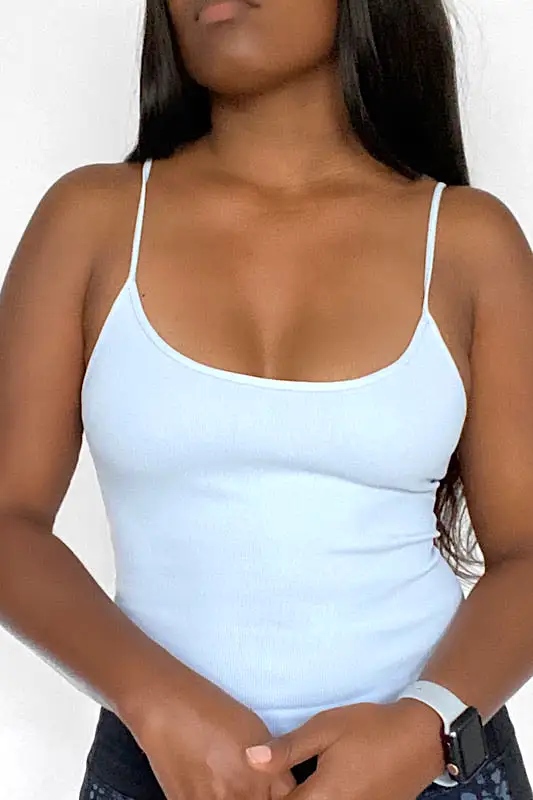 Ribbed Crisscross Cami