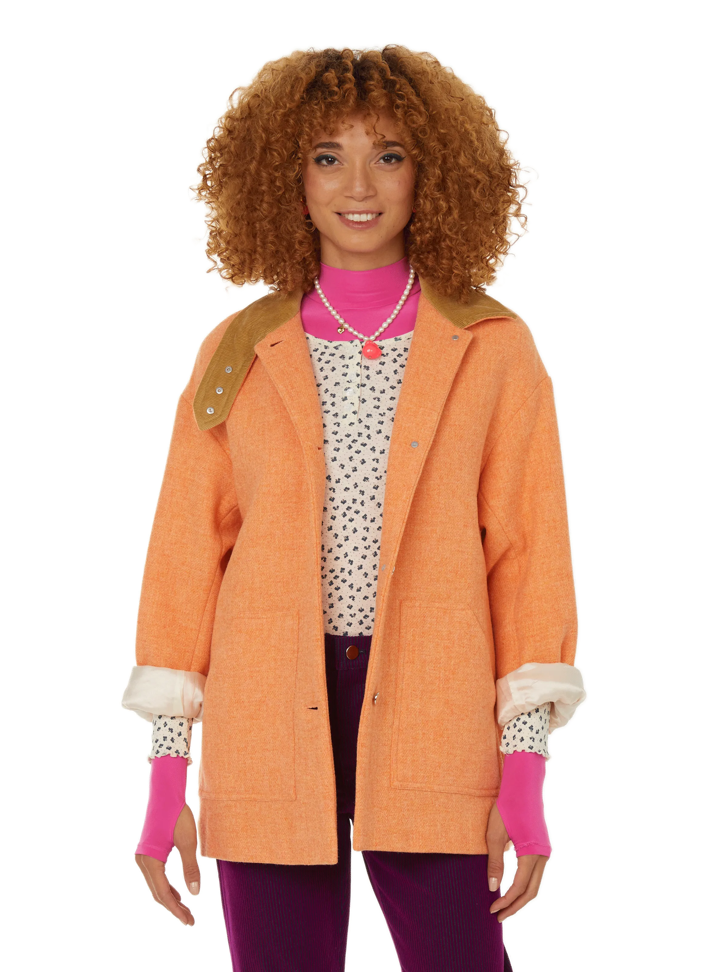 ROSEANNA  Virgin wool coat - Orange