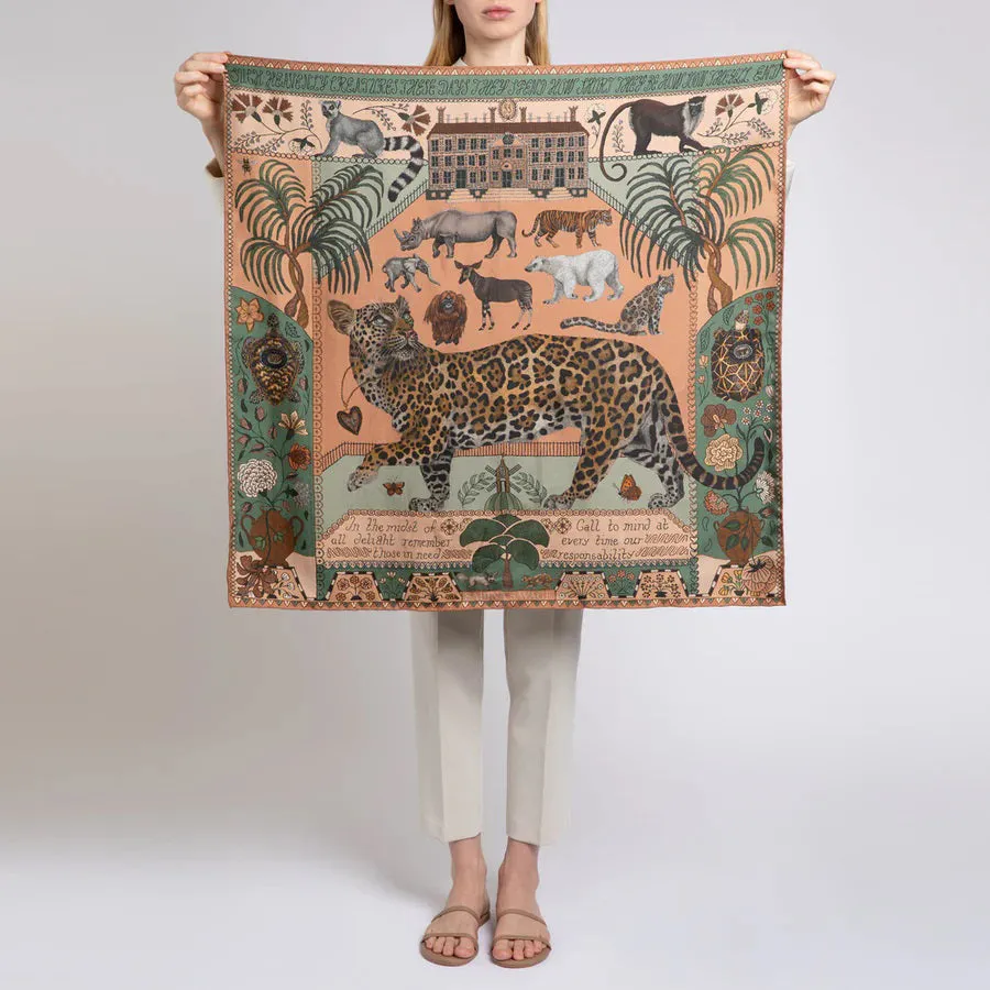 SABINA SAVAGE - THE JAGUAR'S PARADISE SILK TWILL 90CM