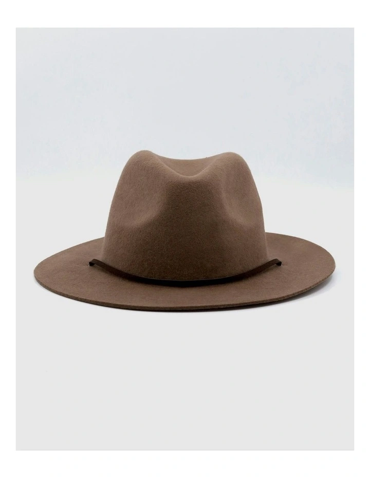 Sanders Fedora in Brown