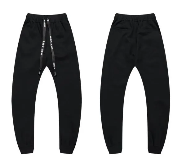 Sarouel Jogging Pants for Men with Drop Crotch Cotton