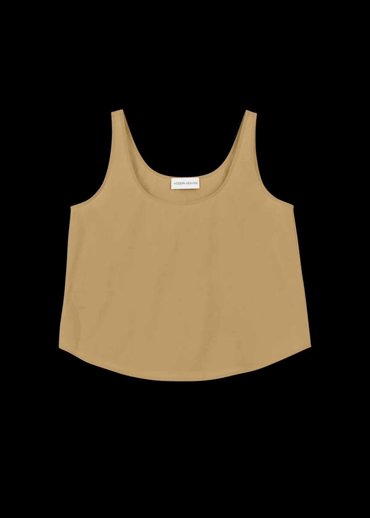 Scoop Tank - Khaki Parchment Poplin