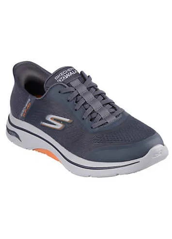 Skechers Men’s Wide Fit Go Walk Arch Fit 2.0 Slip-Ins - Arch Fit Athletic Engineered Mesh Lace Up | Grattan