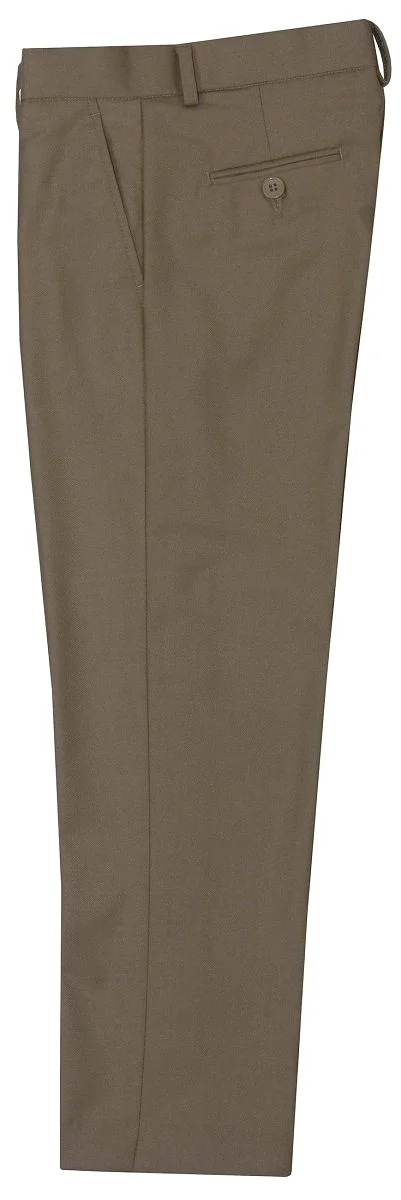 Slim Fit Dress Pants with Adjustable Waist