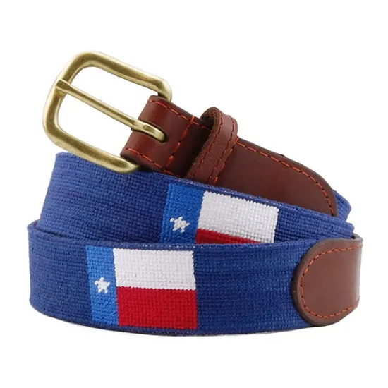 SMATHERS and BRANSON TEXAS FLAG BELT