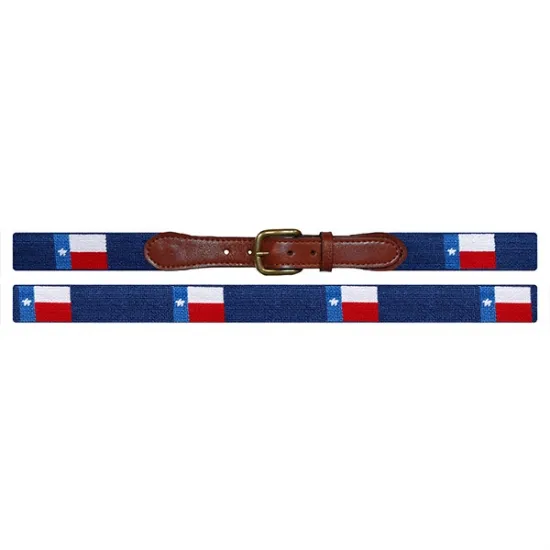 SMATHERS and BRANSON TEXAS FLAG BELT