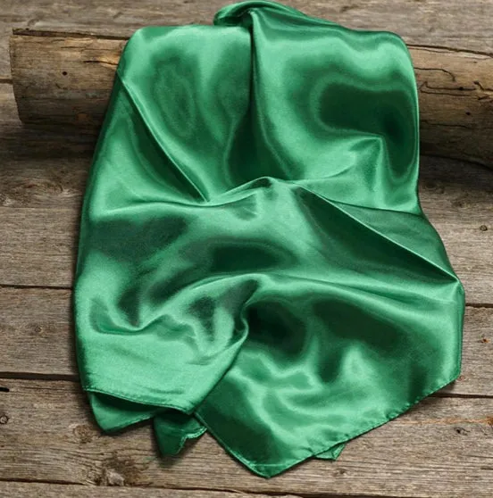 Solid Green Wild Rag