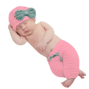 St Hmade Knitting Hat Pants born Baby Pography Props For 0-12 Months Baby Clothing Accessories