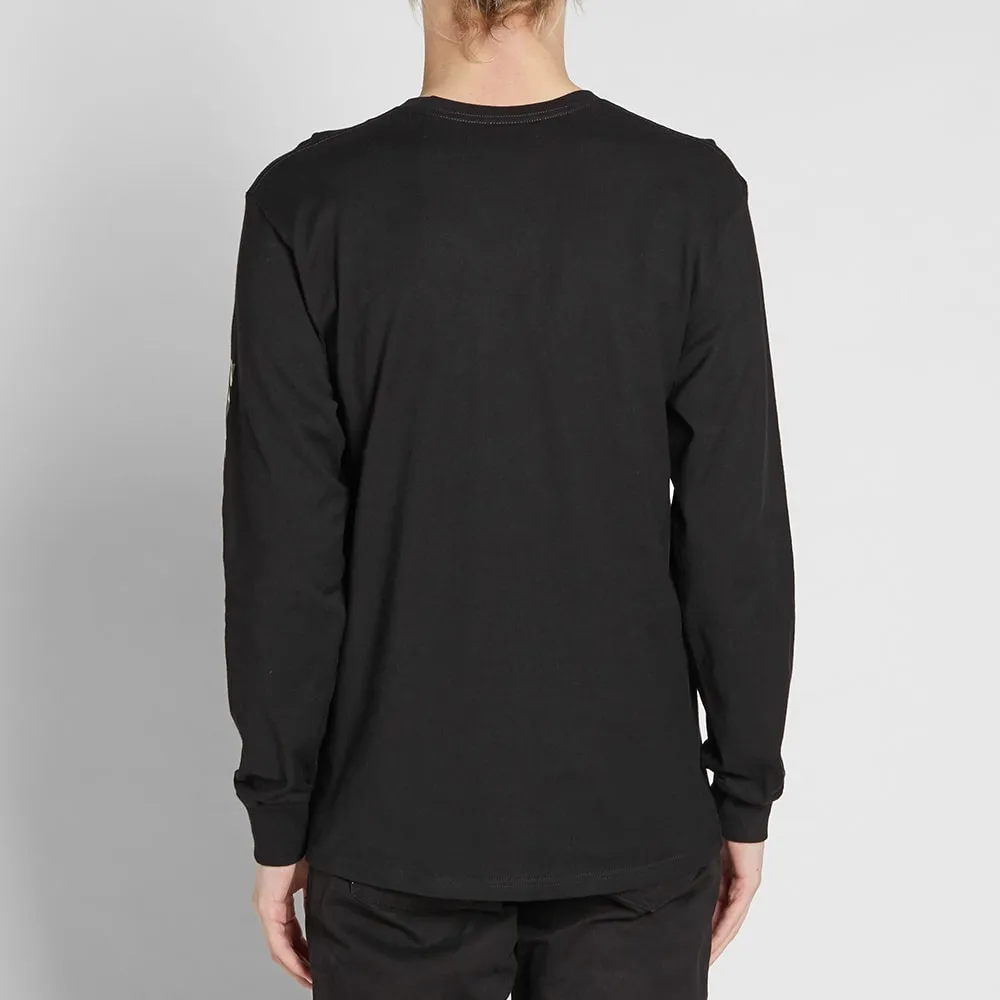 Stussy Long Sleeve Wild TeeBlack