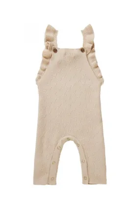 The Chantilly Dungaree - Whitecap - BABY