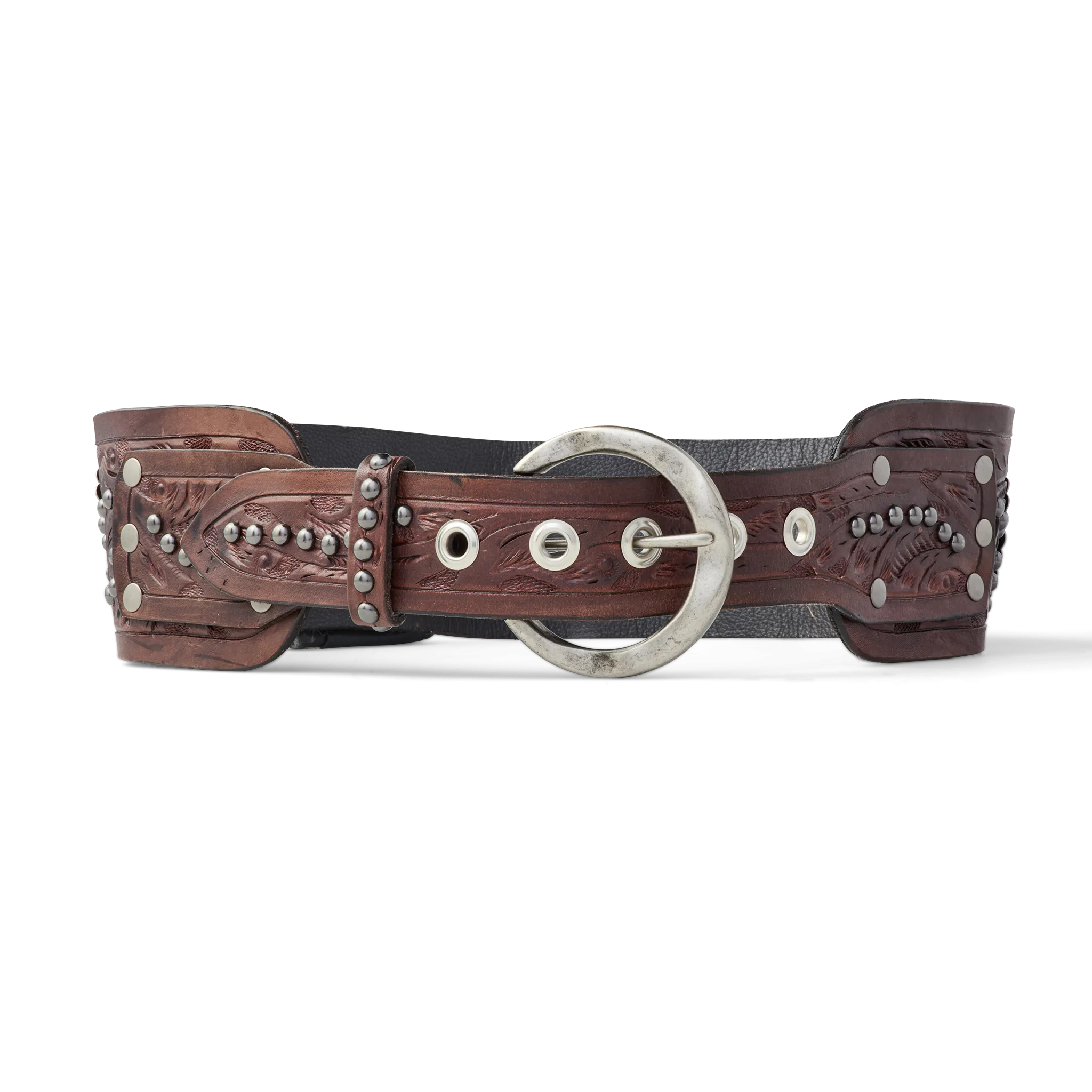 Tooled Belt :: Brown