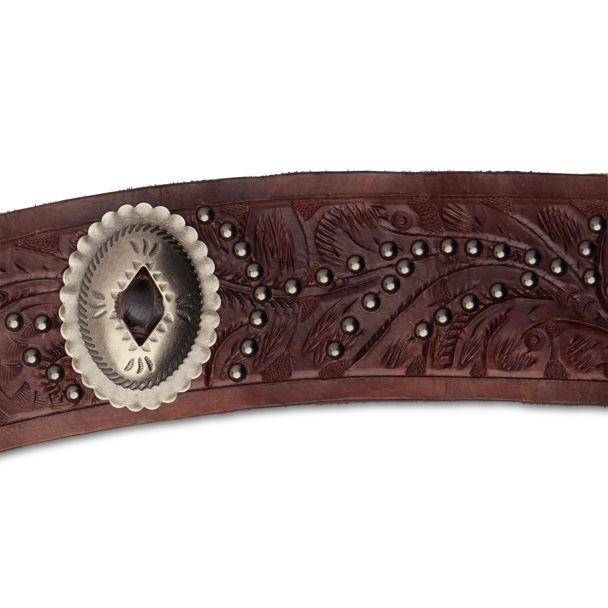 Tooled Belt :: Brown