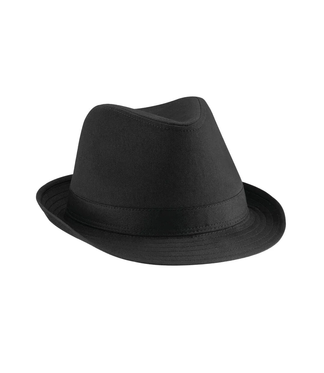 Unisex adult fedora black Beechfield