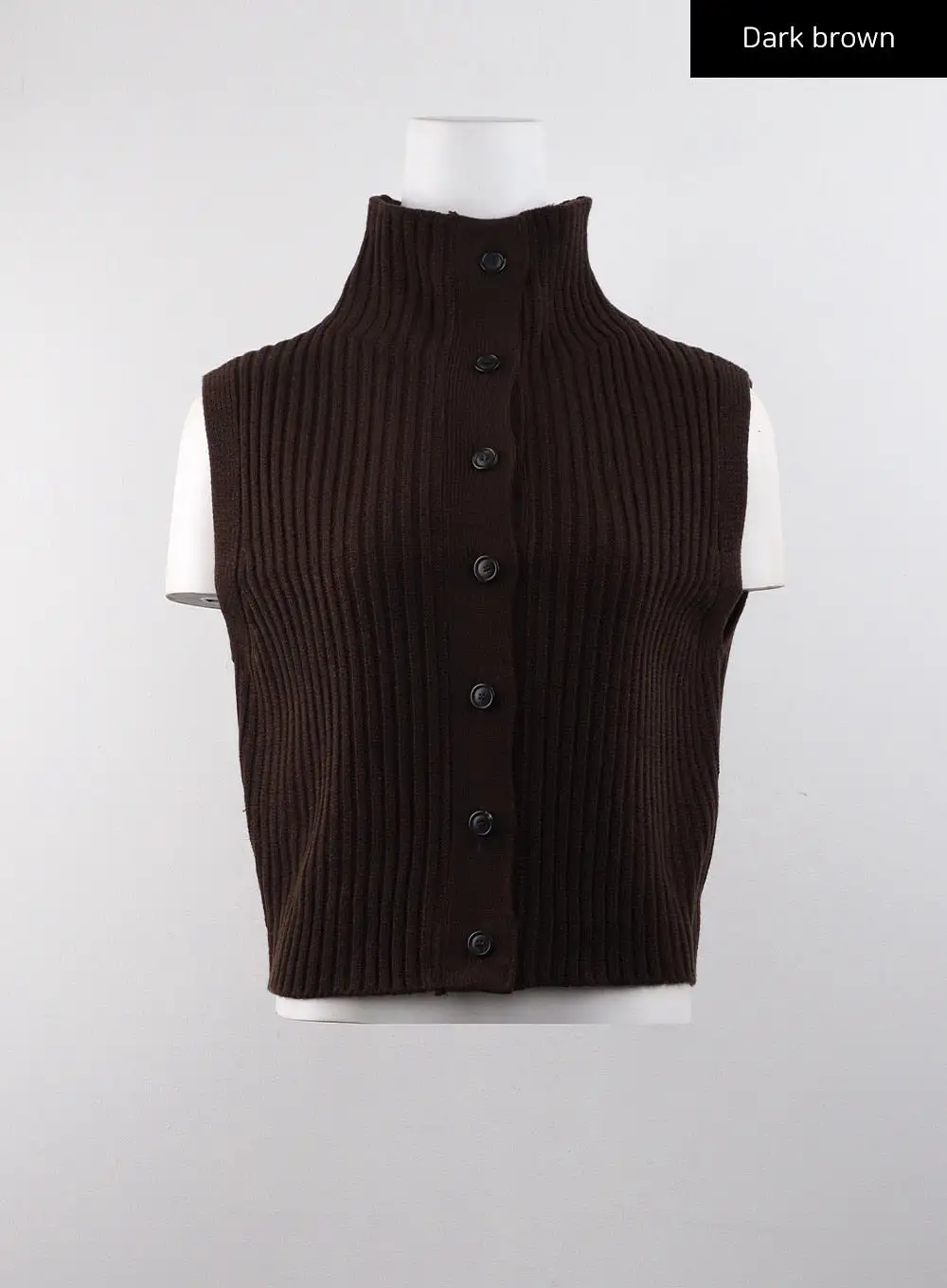 V-Neck Hoodie Knit Vest CJ404