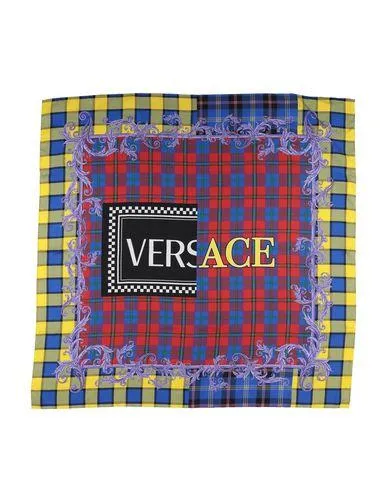 Versace Women Square scarf Blue -- --