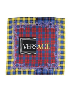 Versace Women Square scarf Blue -- --