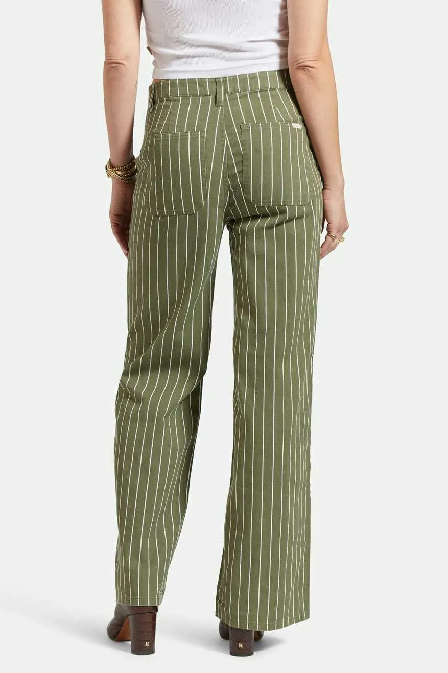 Vintage Military Lightweight Pant - Olive Surplus/Whitecap Pinstripe