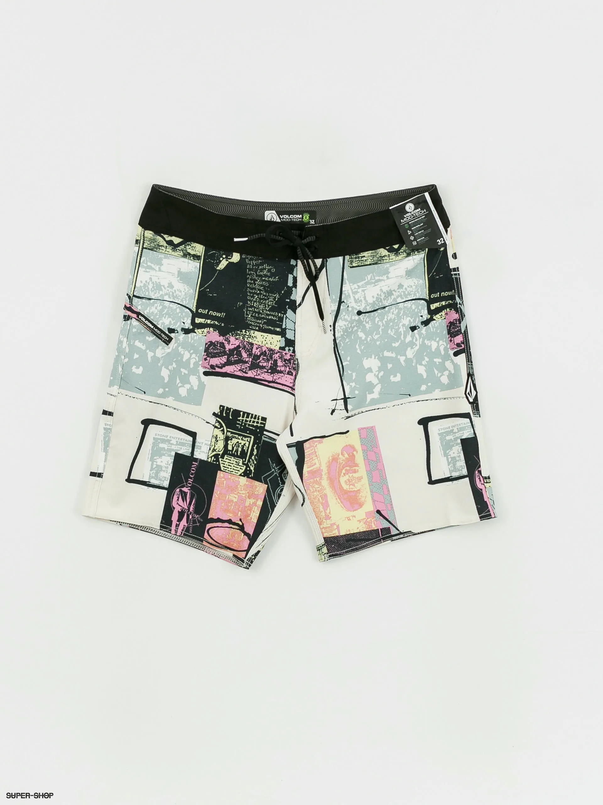 Volcom V Ent Flyer Mod 19 Boardshorts (whitecap grey)