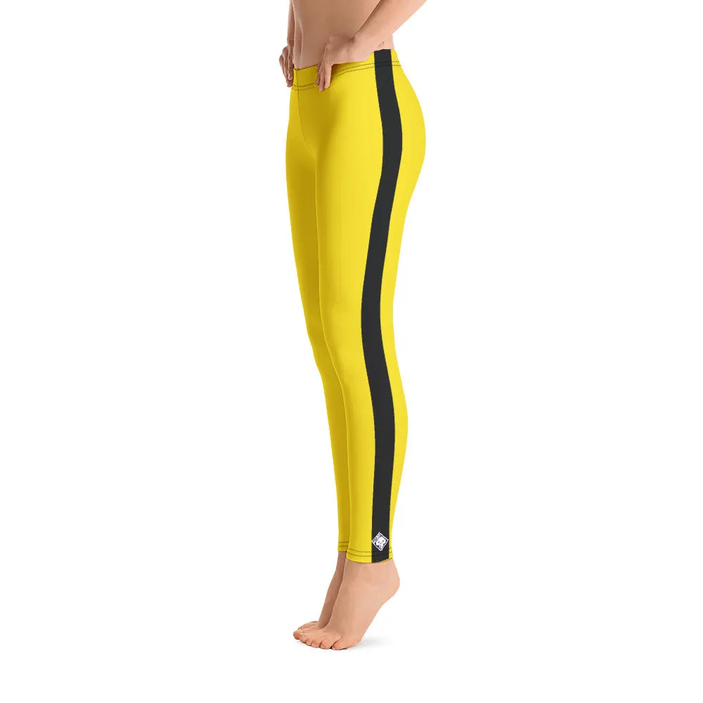 Women's Bruce Lee Inspired Yoga Pants: Perfect for Kill Bill Fans and Jiu Jitsu Practitioners