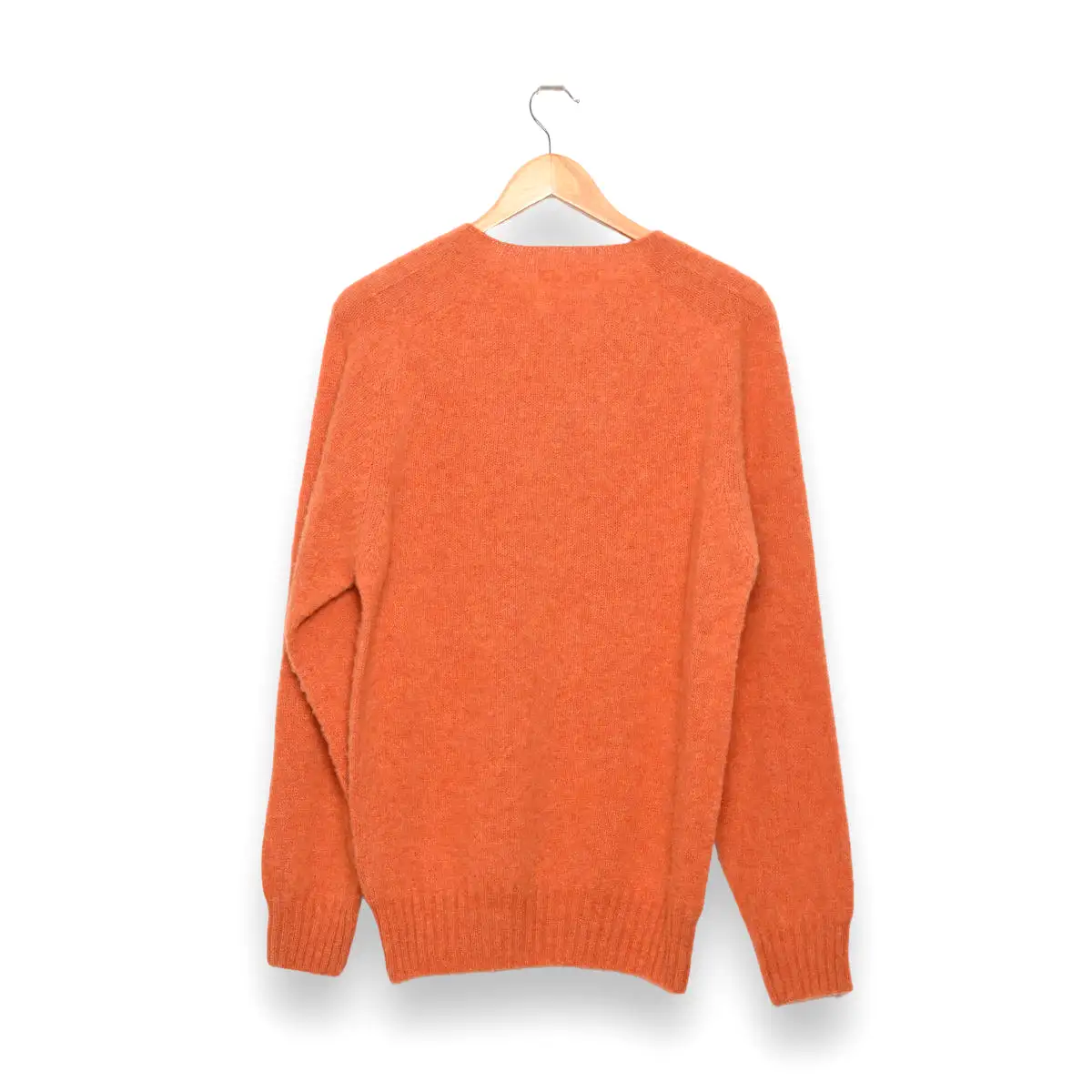 YMC Suedehead Crew Neck Knit orange